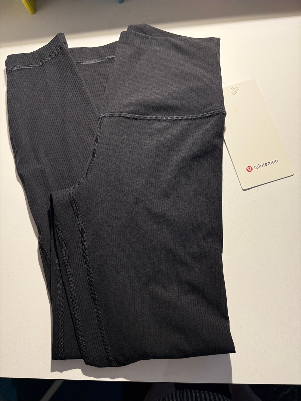 New with tags! lululemon align ribbed High-Waist Leggings.